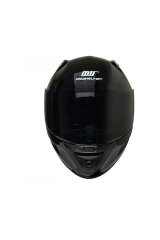 Mts M-801-Snake Güneş Vizörlü Kask Parlak Siyah