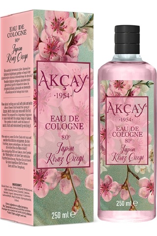 Akçay İstanbul + Japon Kiraz Çiçeği + Mandalina + Tütün Kolonyası 4 x 250 ML