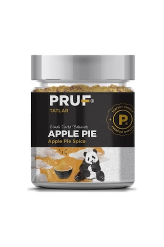 Pruf Elmalı Turta Baharatı, Apple Pie Spice , 145 Gr Cam Kavanoz