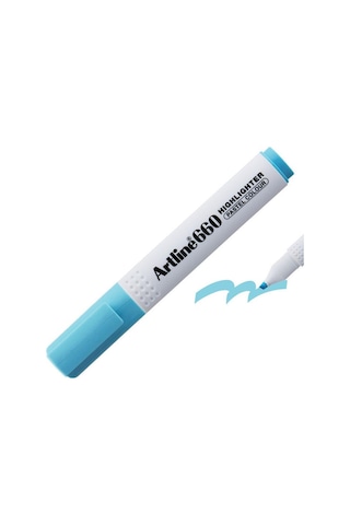 Tahtakalehobi-Artline 660 Fosforlu Kalem Pastel Mavi