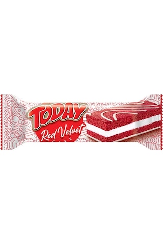 Today Red Velvet Kek 40 Gr. 24 Adet (1 Kutu)