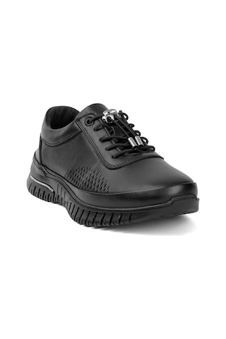Voyager 9407 Kadın Hakiki Deri Comfort Casual Ayakkabı Siyah-siyah Siyah