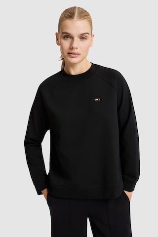 U.S. Polo Assn. Kadın Siyah Bisiklet Yaka Basic Sweatshirt 50328980-vr046
