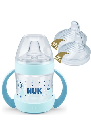 Nuk Nature Sense Isı Göstergeli Pp Alıştırma Bardağı 150 Ml - 2 Adet Yedek Başlık Mavi