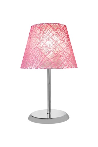 Sarah Abajur Krom Ayak / Pembe File Şapka Diğer