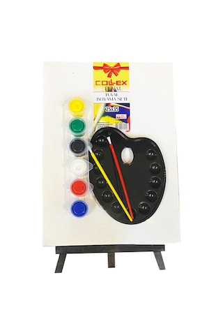 Collex Pres Tuval Seti 25x35 Cm Şövaleli 384446