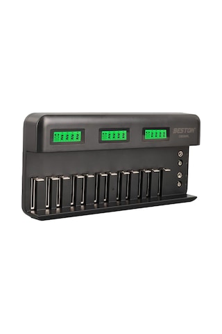 Beston C9036wl Lcd Ekranlı Hızlı Şarj Cihazı