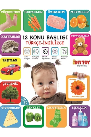 Dıy Toy İlk 100 Sözcük Flash Kart 2 Adet