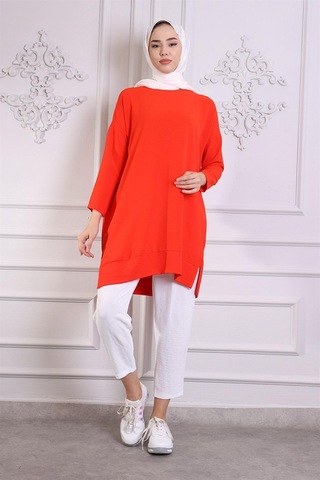 Soul By Loreen Loreen 20357 Kadin Tunik LOREEN-20357-R4694 Kırmızı