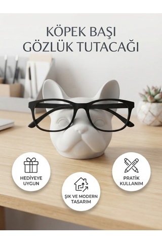 Köpek Tasarımlı Gözlük Tutucu Ve Çok Amaçlı Organizer