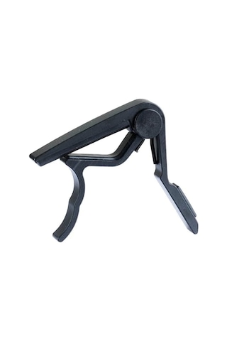 Erga Müzik Gitar Ve Bağlama Için Metal Kapo Kelepçe - Siyah Cap