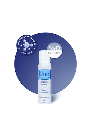 Blue Cap Kuru Cilter İçin Kortizonsuz Nemlendirici Köpük Krem 100 ML