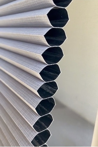 Perdema Kancalı/vidalı Honeycomb Plise %100 Karartma Cam Balkon Perdesi - Ofis Perdesi - Mutfak Perdesi Beyaz