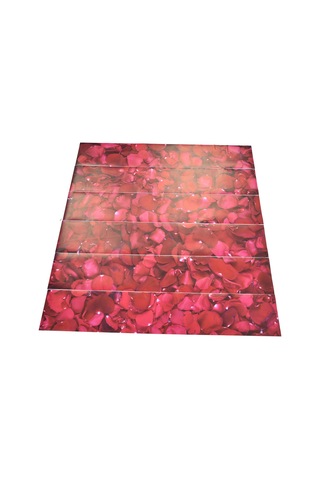 Shineyee 6 Adet 3d Pvc Merdiven Stickerı - Otomatik Yapışkan, Su Geçirmez, Dekoratif Gül Yaprağı Deseni, 100x18 Cm, Kolay Kurulum Diğer