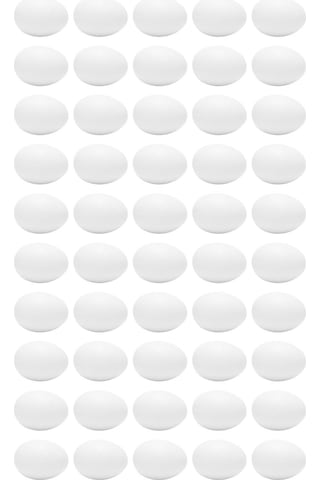 Yuntech01 50 Adet Plastik Somut Güvercin Yumurtası - Yetiştirme İçin Yaratıcı Kuluçka Yardımcısı - Ortam Dostu Ve Güvenli Malzeme