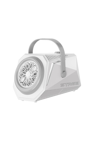 Hfambition Aa Pil İle Çalışan, Işık Özellikli, Taşınabilir Sahne Balon Makinesi - Dış Mekan Ve Düğün Partileri İçin Beyaz 10.1"