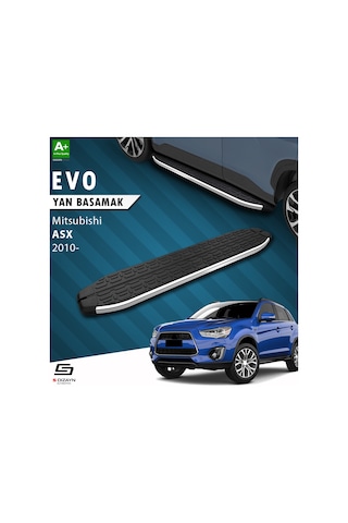 S-dizayn Mitsubishi Asx Evo Krom Yan Basamak 183 Cm 2010 Üzeri
