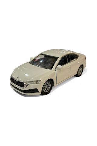 Welly 1/36 Skoda Octavia Beyaz Çek Bırak