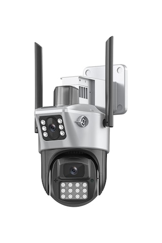Viva Ics-223 6mp Çift Lens Wifi Akıllı Güvenlik Kamerası Aı Hareket Takipli Icsee Destekli