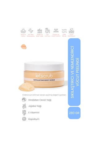 Cold Effect Body Scrub Vücut Peelingi Sıkılaştırıcı Ve Nemlendirici Nem Bombası 280 Gr