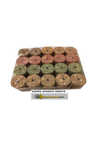 Sazan Balık Avı Delikli Silindir Karışık Küspe 100 Gr 20 Adet