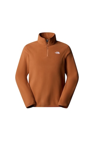 The North Face Glacier 1/4 Fermuarlı Polar Fleece Nf0a8d0qboe1 Kahverengi