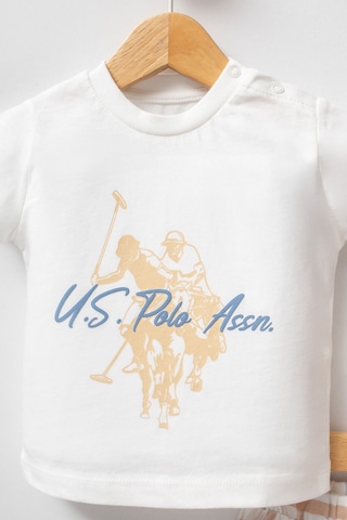 U.S. Polo Assn. Erkek Bebek Beyaz Takım Usb2349-c-v1 Beyaz