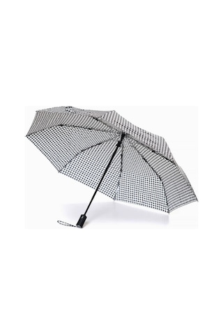 Bosile Parachase Kaz Ayağı Şemsiye Unisex Siyahbeyaz