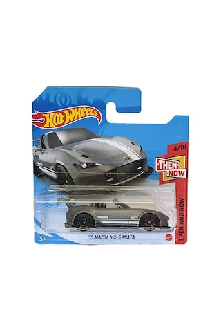 Hot Wheels Tekli Arabalar 15 Mazda Mx-5 Mıata Gri Gtc67