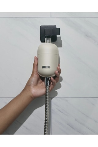 Hello Klean Shower Filter Sağlıklı Ve Ekolojik Duş Filtresi Banyo Aksesuar Seti Bej 242bat