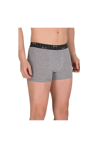 Berrak 4475 Erkek 3'Lü Çizgili Boxer