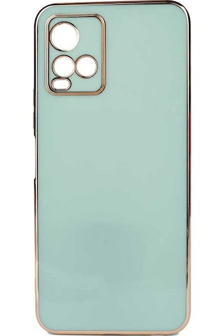 Vivo Y21S Parlak Kenarli Bark Silikon Kilif 547680972
