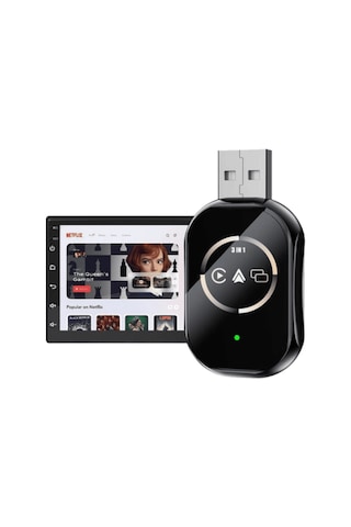 Kablosuz Carplay Android Auto Dönüştürücü Kablo Derdi Olmadan