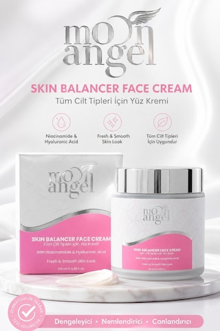 Skın Balancer Krem Karma Ve Yağlı Ciltler İçin Nemlendirici Yüz Kremi Niacinamide & Hyaluronic Acid 100 Ml