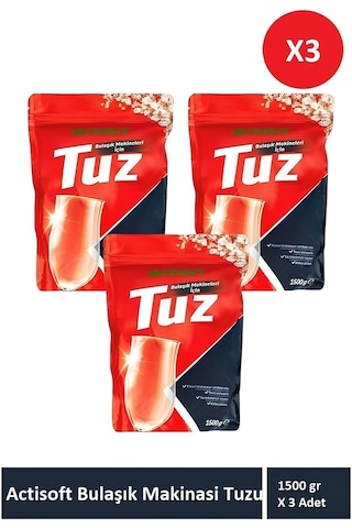 Bulaşık Makinası Tuzu 1500 Gr X 3 Paket