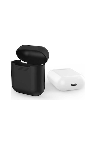 Apple AirPods Uyumlu Zore Standart Silikon Kılıf Mavi