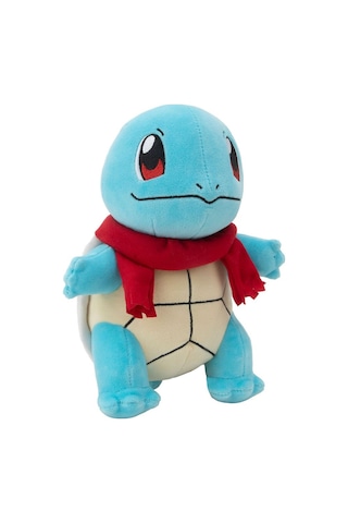 Pokemon Pelüş Figür Yılbaşı Serisi - Squirtle 20cm Pkw3102 Renkli