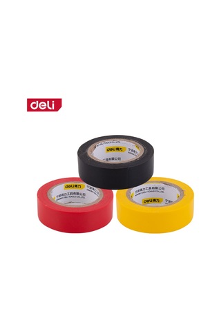Delı Elektrik Bandı 0.13mm X 18mm X 10m İzolasyon Bandı Çeşitli Renk 10 Luset