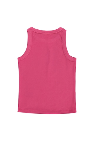 Civil Girls Hibiskus Çiçek Baskılı Askılı 10-13 Yaş Tişört - Fusya Fuşya