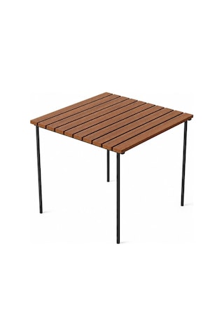 Çok Amaçli Ayaklari Çikan Kamp, Piknik Masasi Çantali Ceviz 60x60x50
