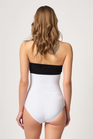 Emay Yüksek Bel Çıtçıtlı Slıp Korse 2080 Beyaz