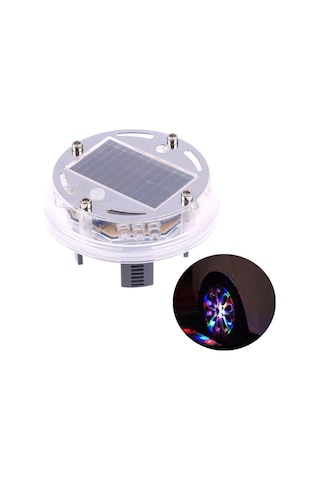 Ayt Sunup Led Işıklı Araba Tekerlek Göbek Kapağı 12 Led 4 Renk 6.5x6.5x4.5cm Oto Jant Ortası Kapak