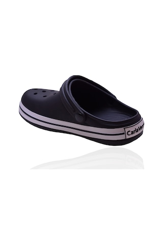 15090 Carlaverde Crosss Tarzı Unisex Terlik Hemşire Doktor Siyah