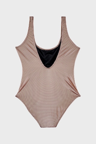 Slipstop Bronze Uv Korumalı Parlak Mayo Bayan Mayo Sm2644000013 Bronz