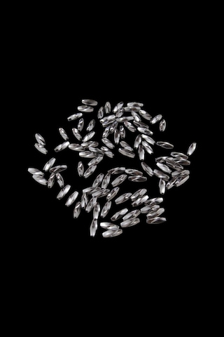 14x5 Mm Metalik Gri Arpa Takı Malzemesi Boncuk 30 Gr 170 Adet