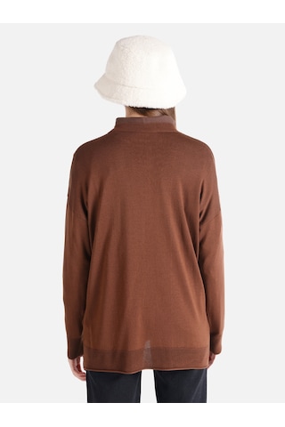 Colin's Colins Regular Fit Bisiklet Yaka Kahverengi Kadın Kazak Cl1065800 Kahverengi