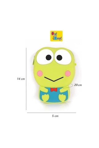 Ogi Mogi Toys Silikon Yeşil Kurbağa Omuz Çantası