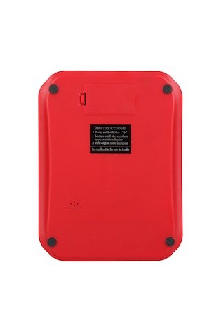 Youtek Dijital Mutfak Terazi, 10kg/1g Hassasiyet, Lcd Ekran, 5 Birim G, Oz, Lb, Kg, Ml , Su Geçirmez, Li-pol Batarya, Pişirme Ve Gıda Tartımı İçin Kırmızı