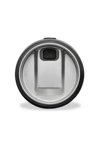 Qwetch QM6015 Tropik Çiçek Desenli Isı Yalıtımlı 470 ML Termos Mug- Sarı