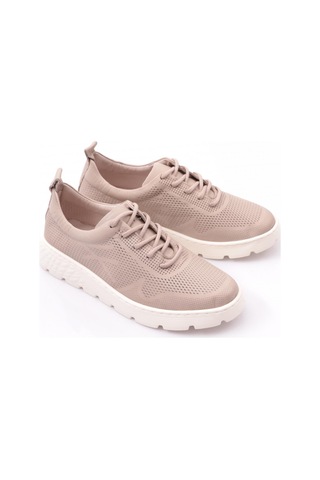 Dgn 25219 Kadın Bağcikli Sneaker Ayakkabi Silver Gri